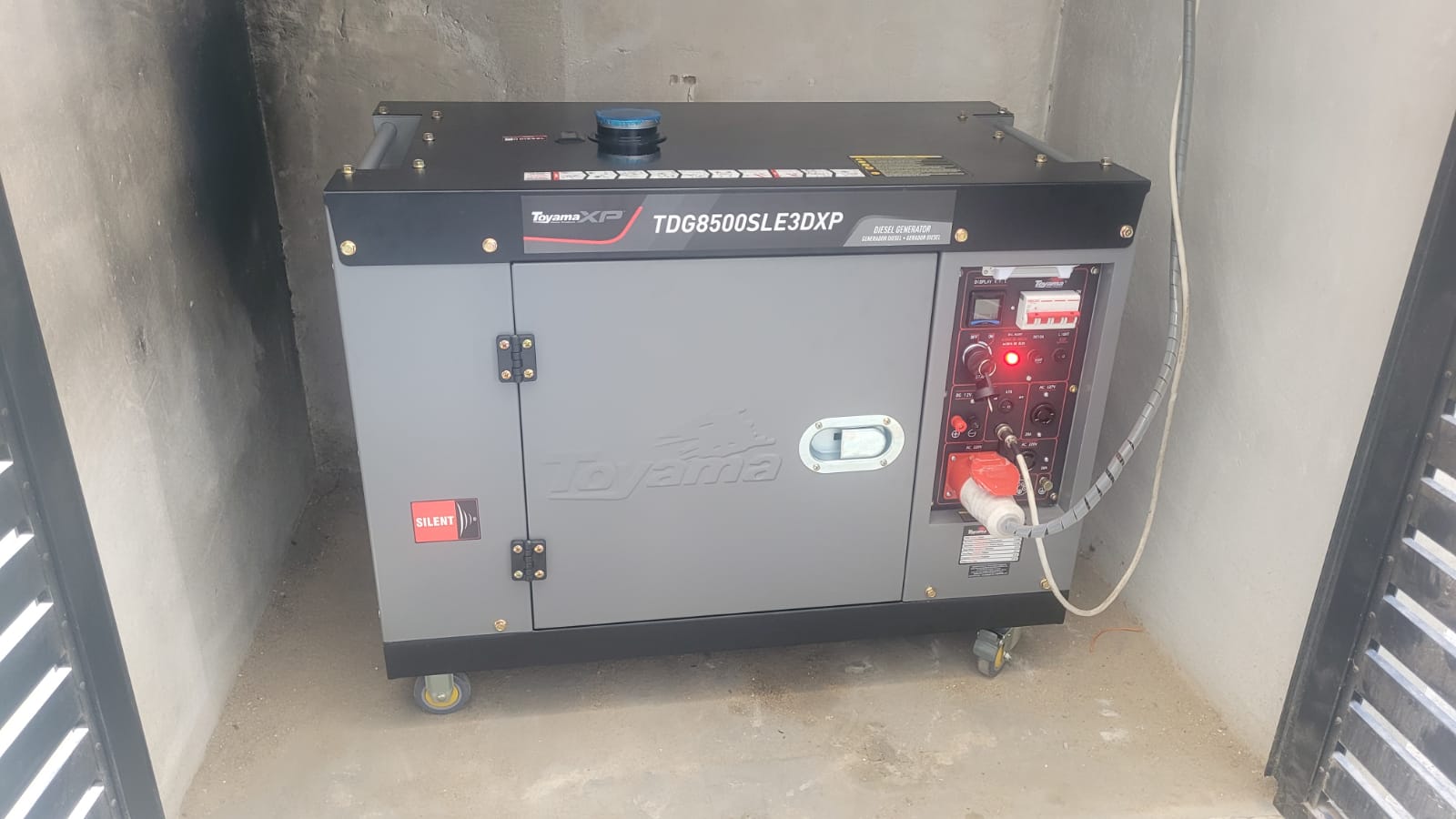 Depois - Instalação de Gerador